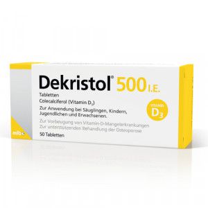 DEKRISTOL 500 I.E. Tabletten