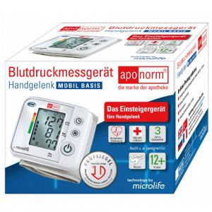 APONORM Blutdruckmessgerät Mobil Basis Handgelenk