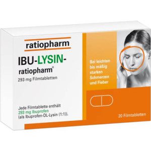 IBU-LYSIN-ratiopharm 293 mg Filmtabletten