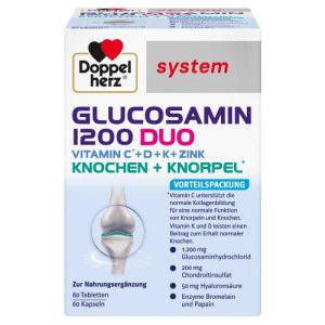 DOPPELHERZ Glucosamin 1200 Duo system Kombipackung